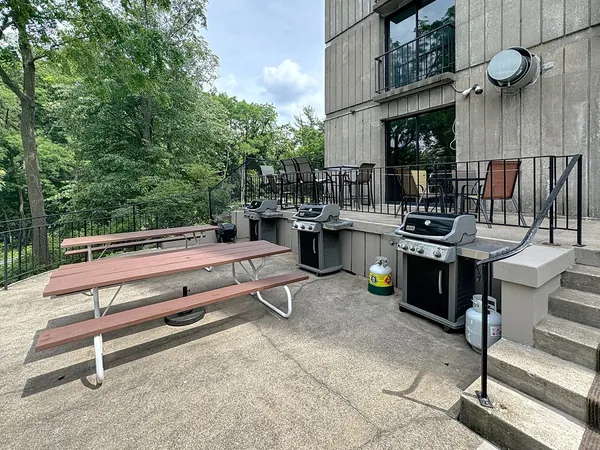 a view of a chairs and tables in the kitchen