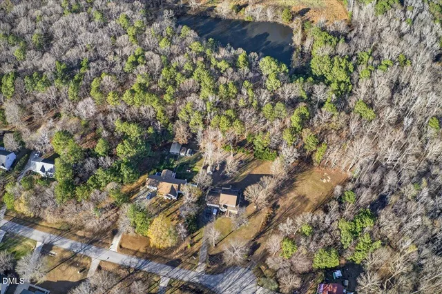 a backyard of a house