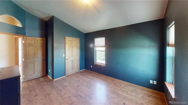 a view of a garage room