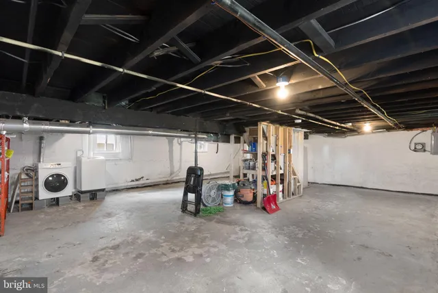a view of a balcony with wooden fence