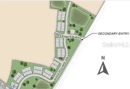 an aerial view of a house having yard