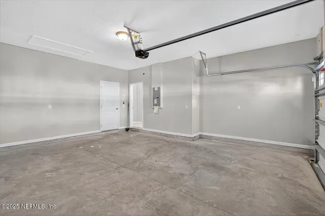 a view of a park with swings and slides