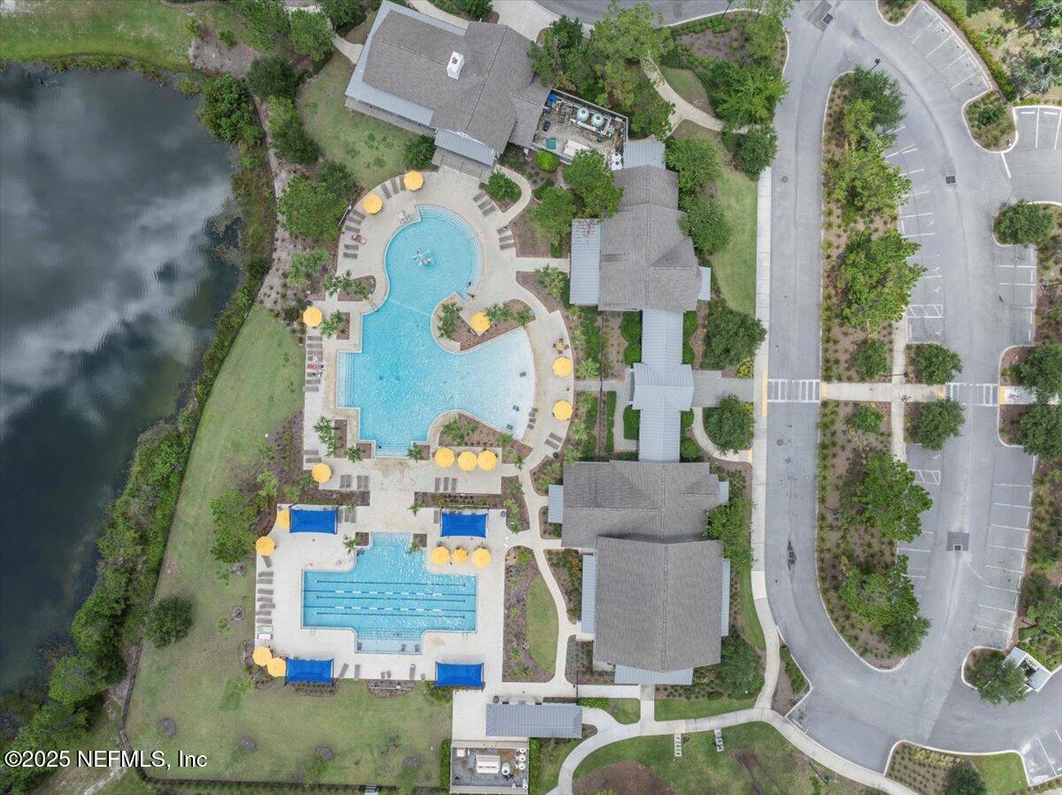 312 Clarys Run St. Augustine, FL 32092 - Photo 96 of 99 an aerial view of residential houses with outdoor space and street view