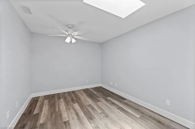 wooden floor in an empty room