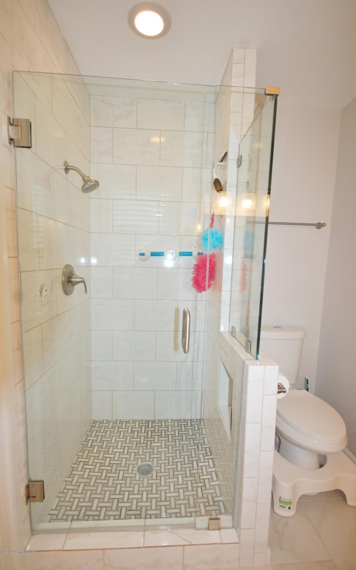 714 Antrim Road Louisville, KY 40207 - Photo 23 of 51 Glass and tile shower in Master Bath