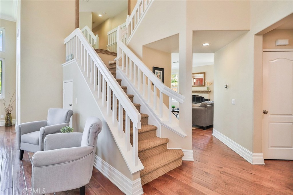 5205 Pesto Way Oak Park, CA 91377 - Photo 15 of 71 a view of entryway and hall with wooden floor