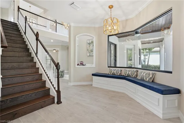 a view of front door with hallway