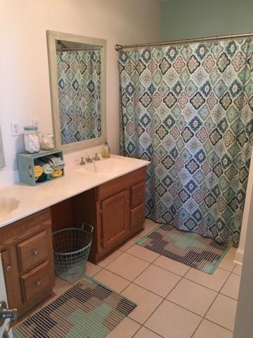 183 Midkiff Road Southeast Floyd, VA 24091 - Photo 29 of 35 a bathroom with a sink a vanity and a shower