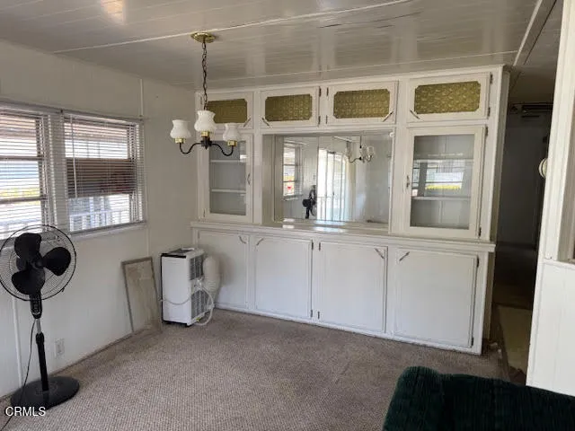 a view of an entryway with a window