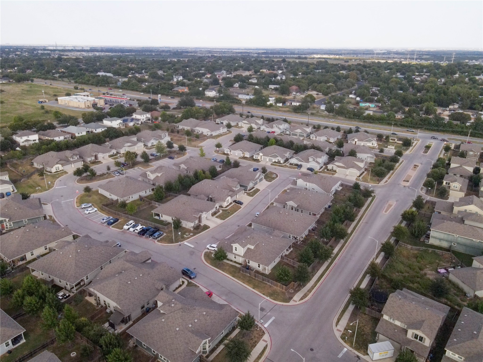 1501 Gropius Lane, Unit 30B Pflugerville, TX 78660 - Photo 23 of 30 Aerial view of property's location with nearby suburban area