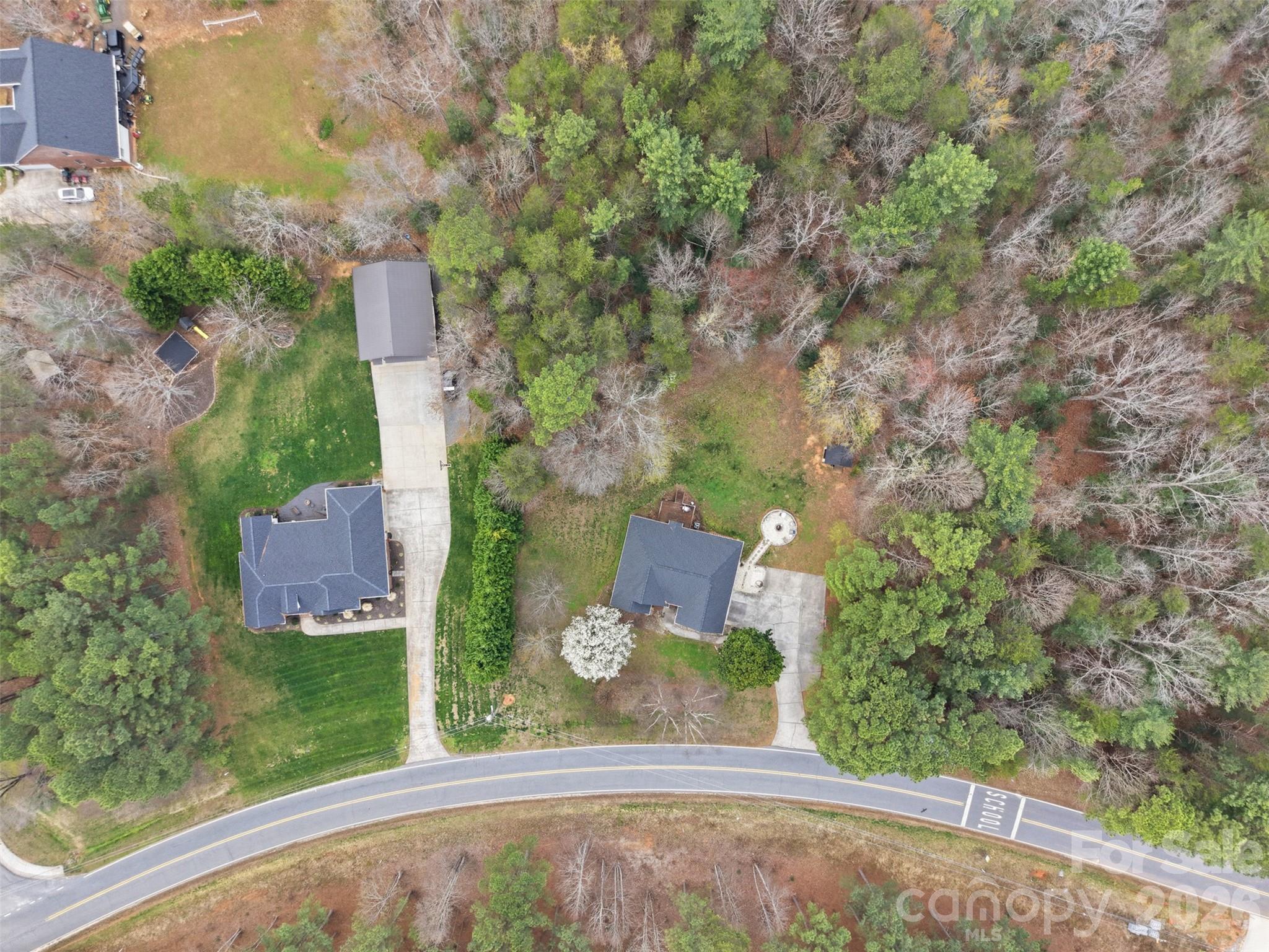 7594 Church Road Taylorsville, NC 28681 - Photo 32 of 34 an aerial view of a house