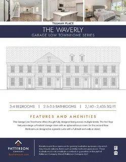 $457,990 | 0 Tillman Drive, Unit GLWAVI, Mount Juliet, TN 37122