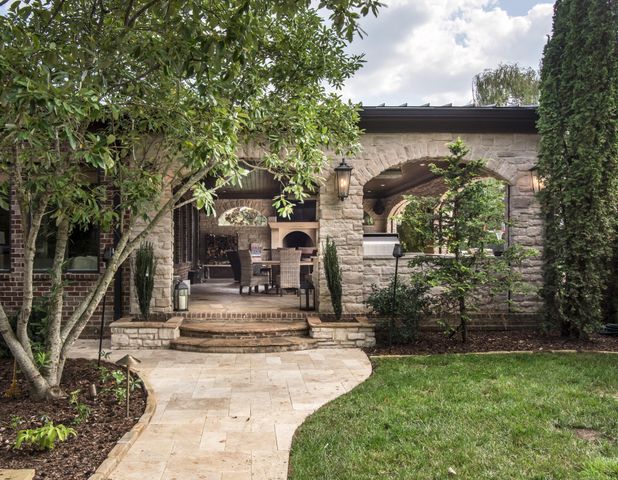 a view of outdoor space with trees