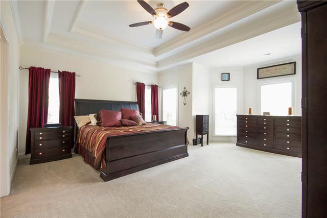 1228 White Rock Road Spring Hill, TN 37174 - Photo 12 of 20 Master bedroom with trey ceiling and bay window
