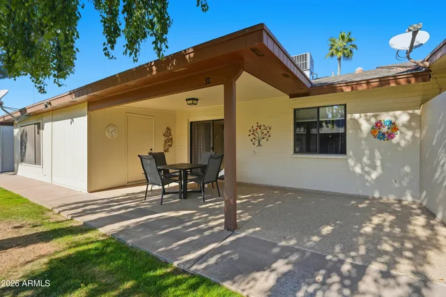 a view of front door of house