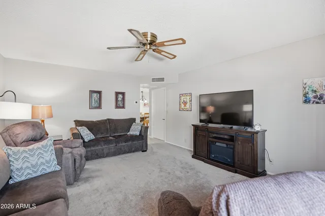 a view of a house with a patio