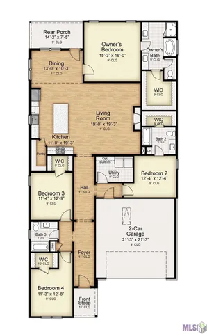 $412,990 | 3002 Creekmere Lane, St. George, LA 70810