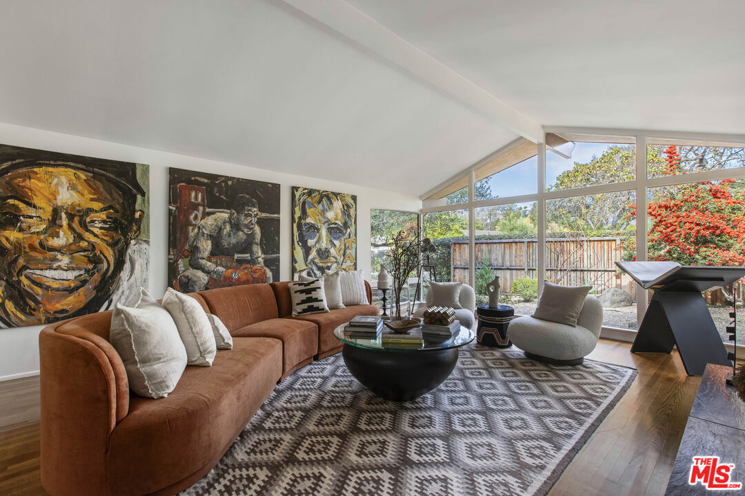 921 North San Marcos Road Santa Barbara, CA 93111 - Photo 12 of 44 a living room with furniture and a large window