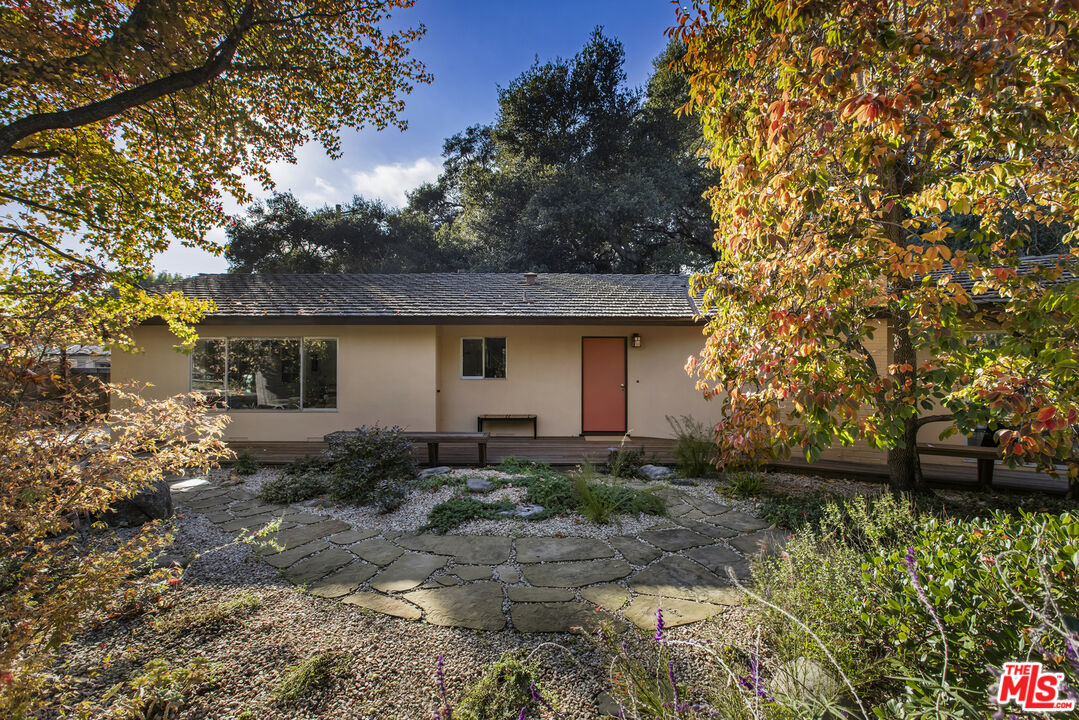921 North San Marcos Road Santa Barbara, CA 93111 - Photo 4 of 44 a front view of a house with garden