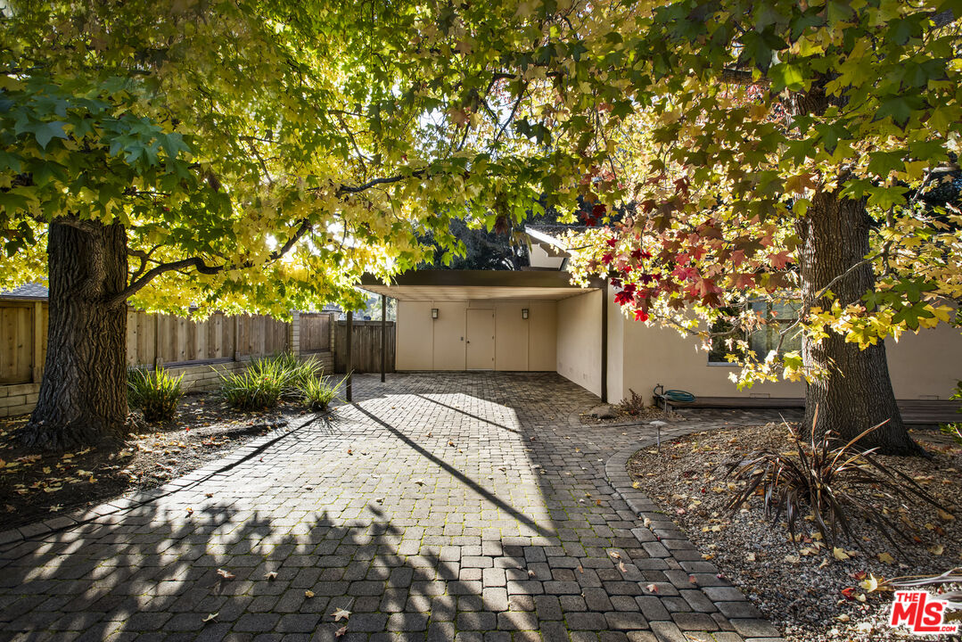 921 North San Marcos Road Santa Barbara, CA 93111 - Photo 41 of 44 a front view of house with pathway and yard