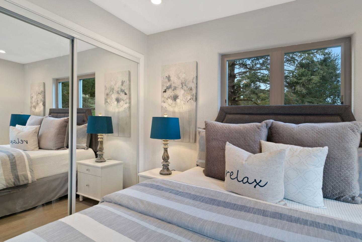 350 Sims Road Santa Cruz, CA 95060 - Photo 23 of 40 a bedroom with furniture and windows