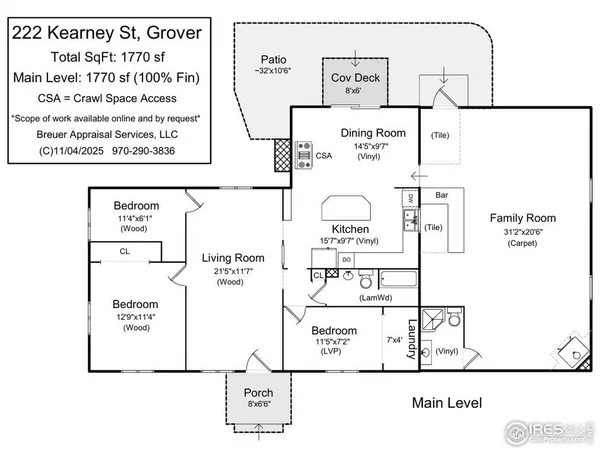 $439,000 | 222 Kearney Street, Grover, CO 80729