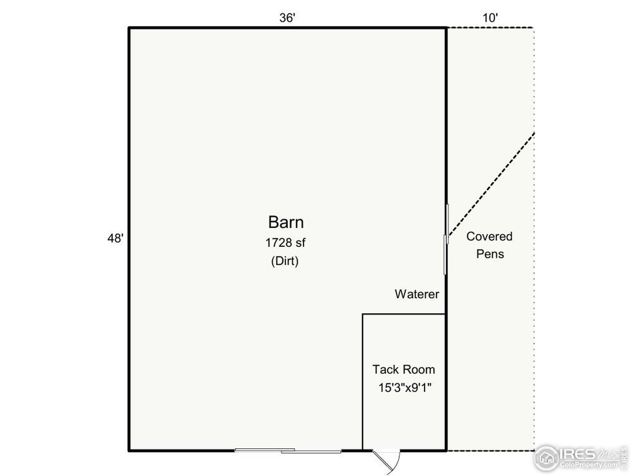 222 Kearney Street Grover, CO 80729 - Photo 44 of 50 Barn and Tack Room