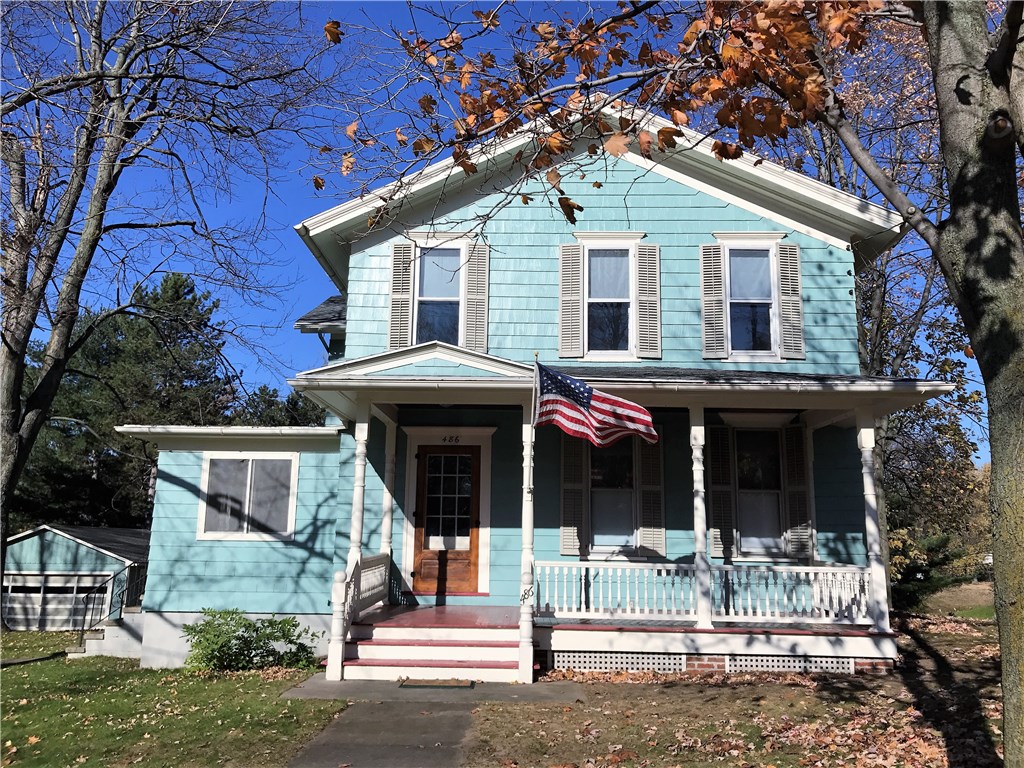 486 Ayrault Road Perinton, NY 14450 - Photo 1 of 1 1856 Famhouse with detached 2 car garage. Greet yo