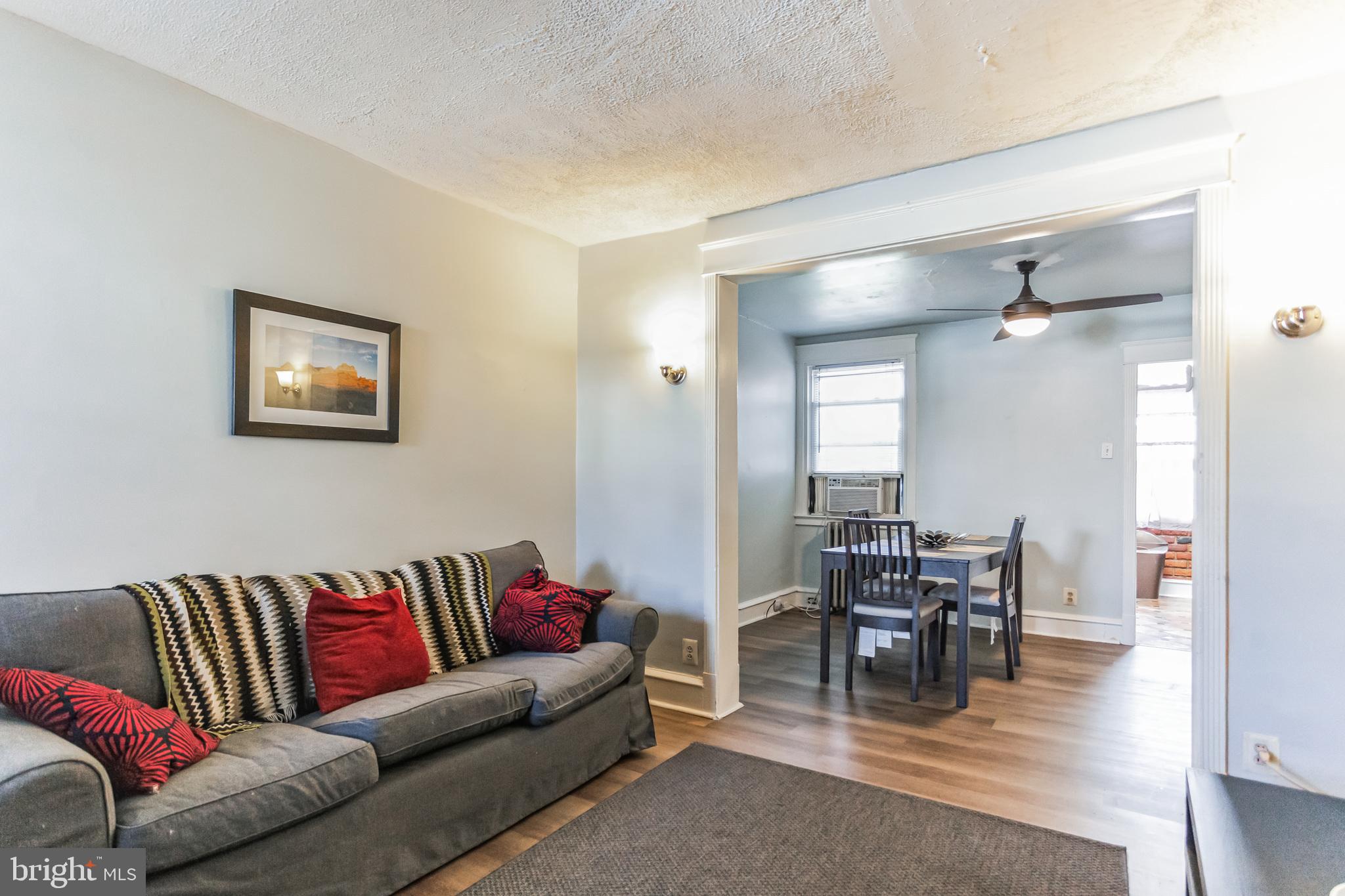 7214 Lamport Road Upper Darby, PA 19082 - Photo 3 of 15 Living Area/Dining Room View