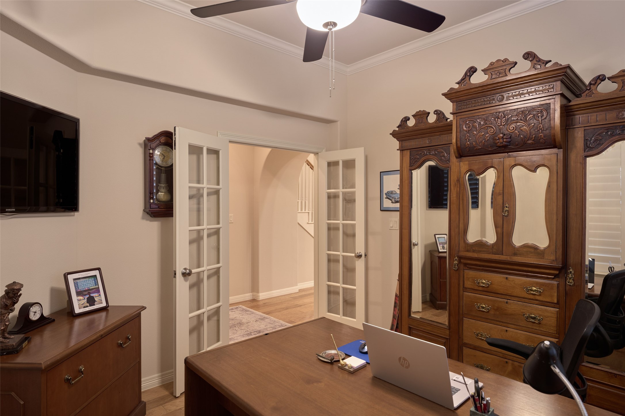 2706 Berners-Lee Avenue Spring, TX 77381 - Photo 6 of 43 Crown molding and ceiling fans throughout the home.