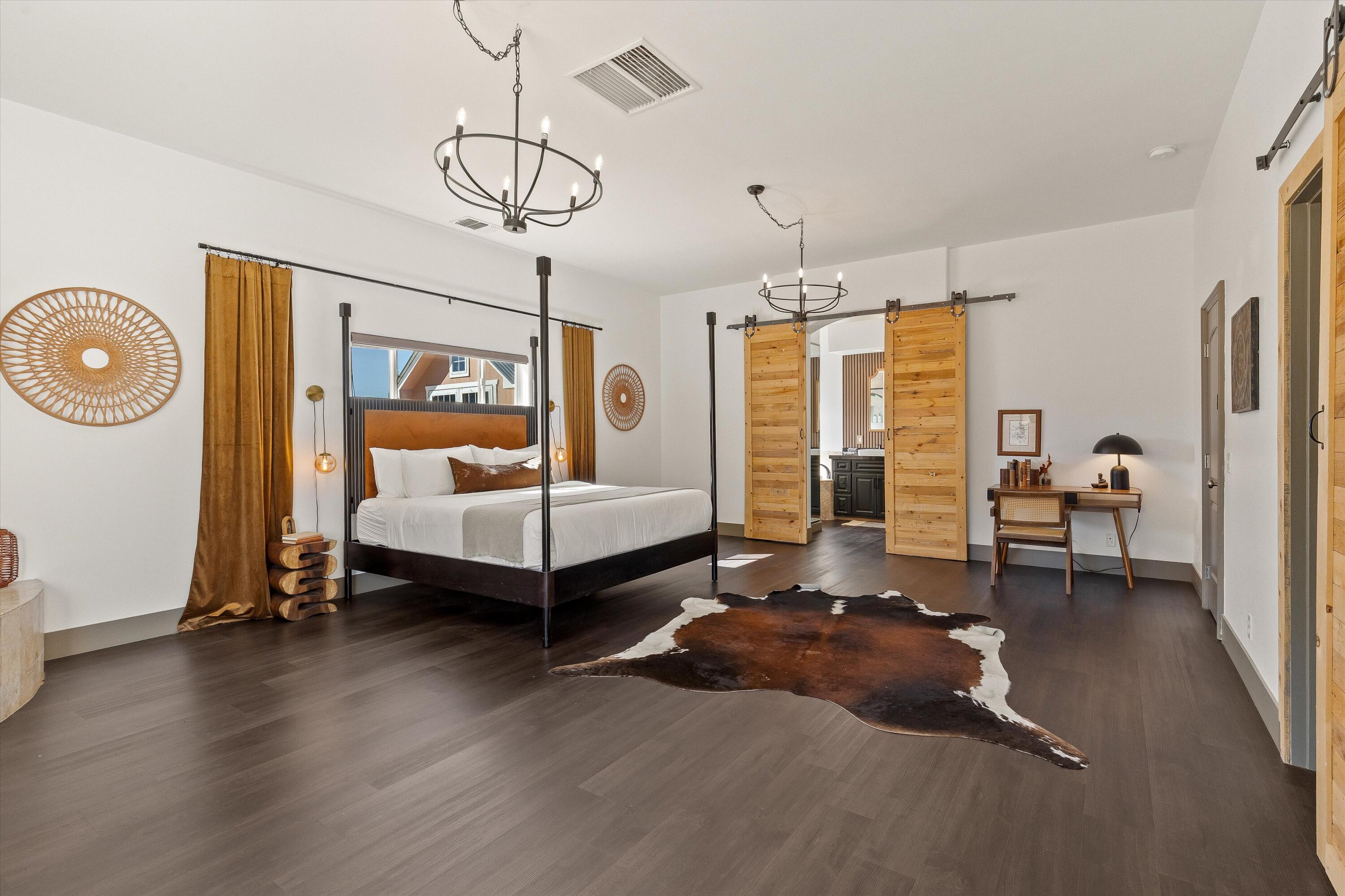 60377 Pueblo Trail Joshua Tree, CA 92252 - Photo 20 of 57 a bedroom with bed and window
