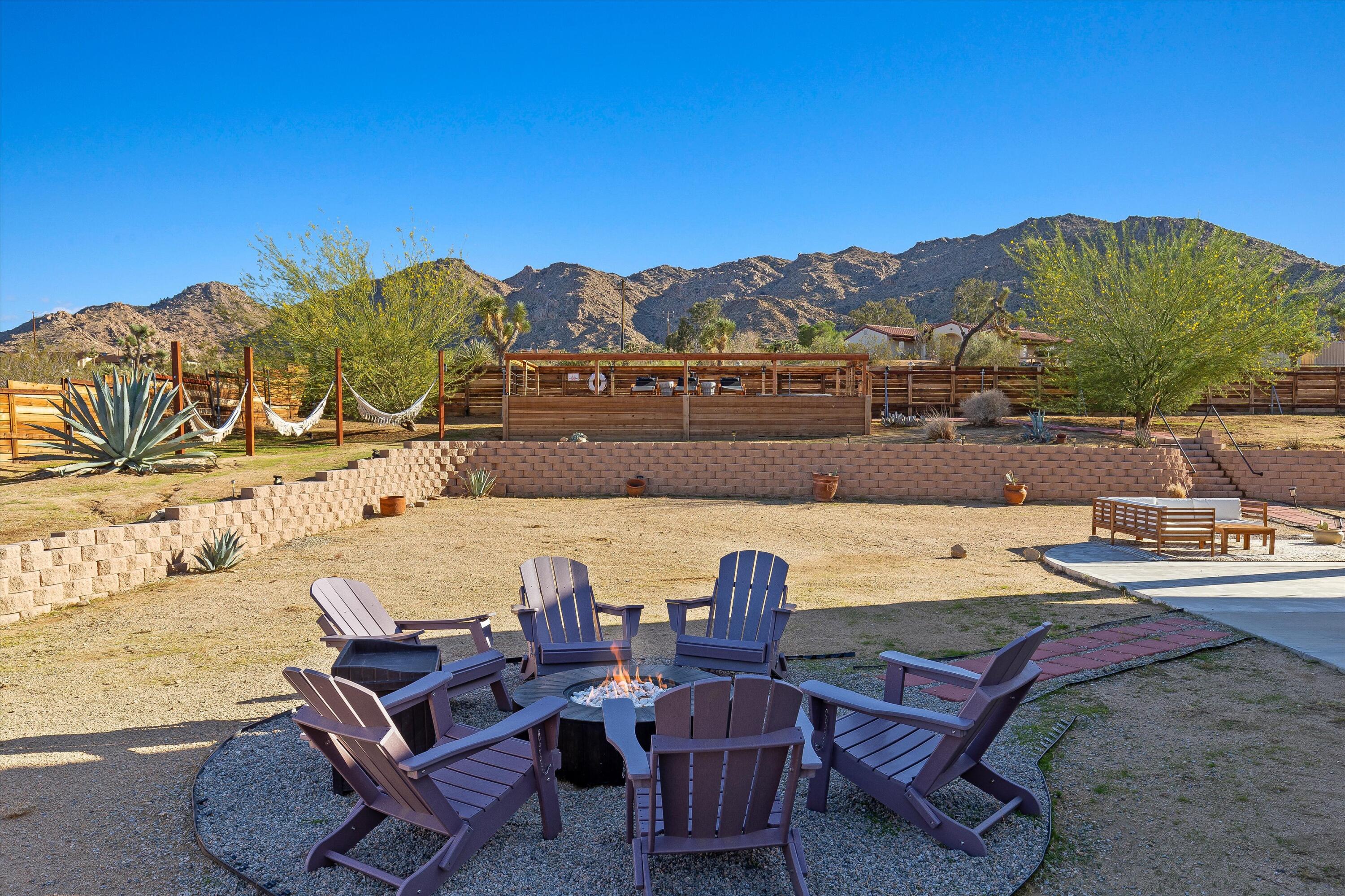 60377 Pueblo Trail Joshua Tree, CA 92252 - Photo 34 of 57 a view of a terrace with furniture
