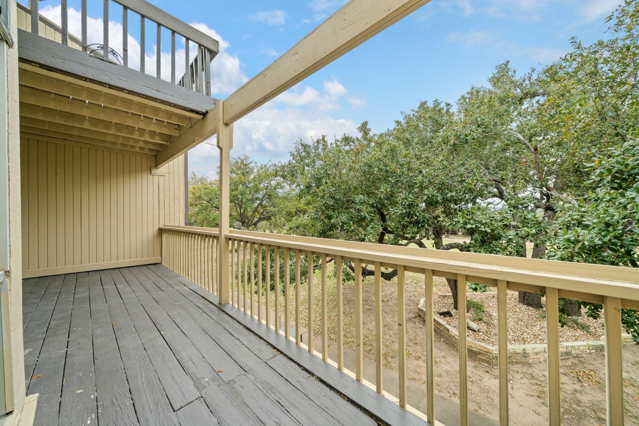559 Demarett Drive Point Venture, TX 78645 - Photo 20 of 23 View of wooden deck
