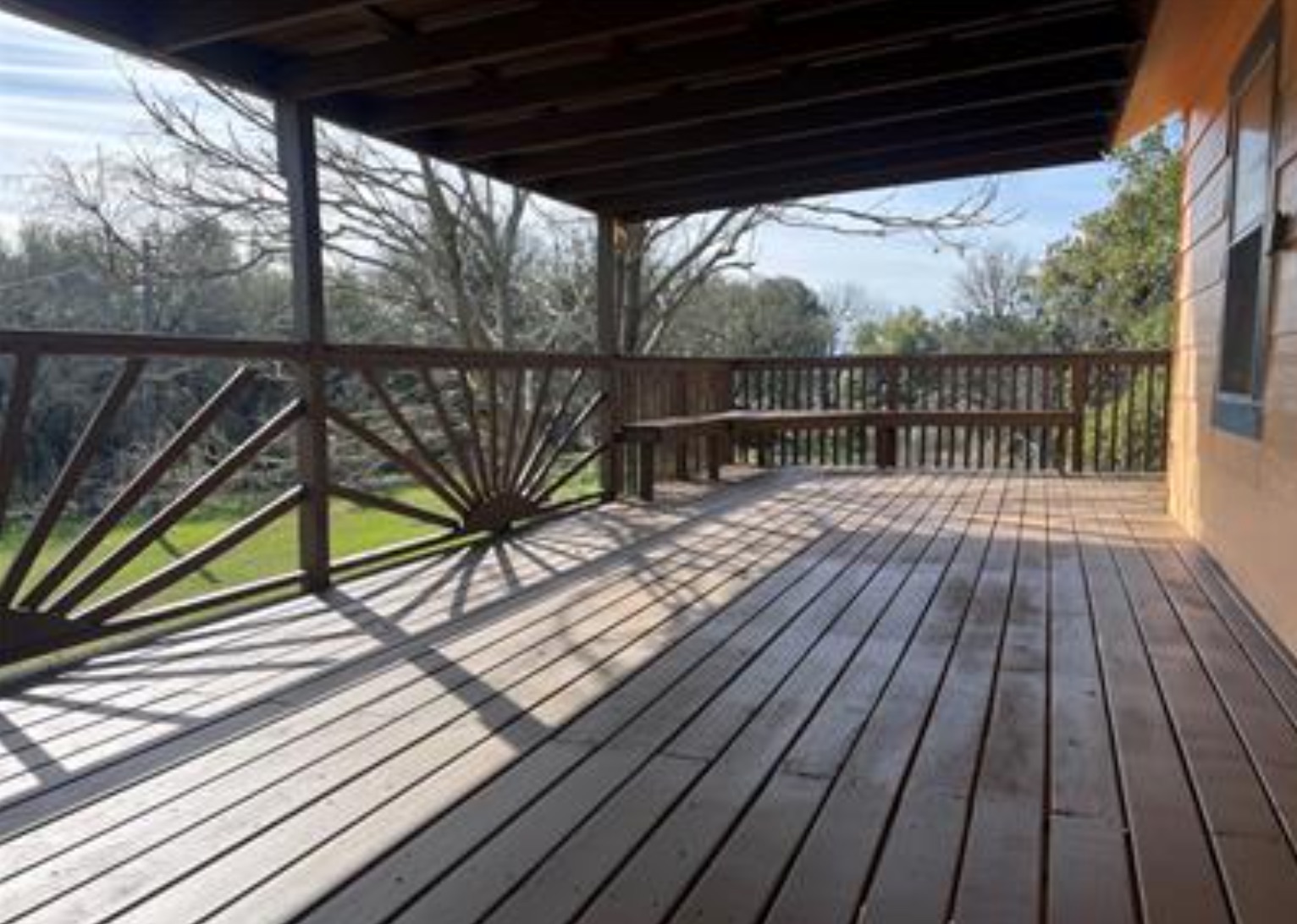 230 Six Pines Road San Marcos, TX 78666 - Photo 3 of 21 a view of balcony with wooden floor
