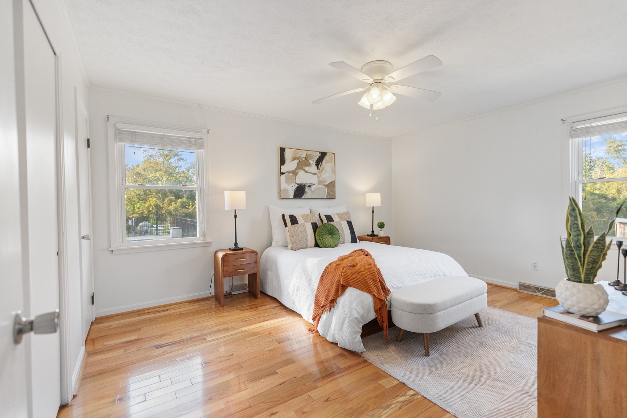 1380 Cowan Road Dickson, TN 37055 - Photo 29 of 61 a bedroom with a bed and a chandelier