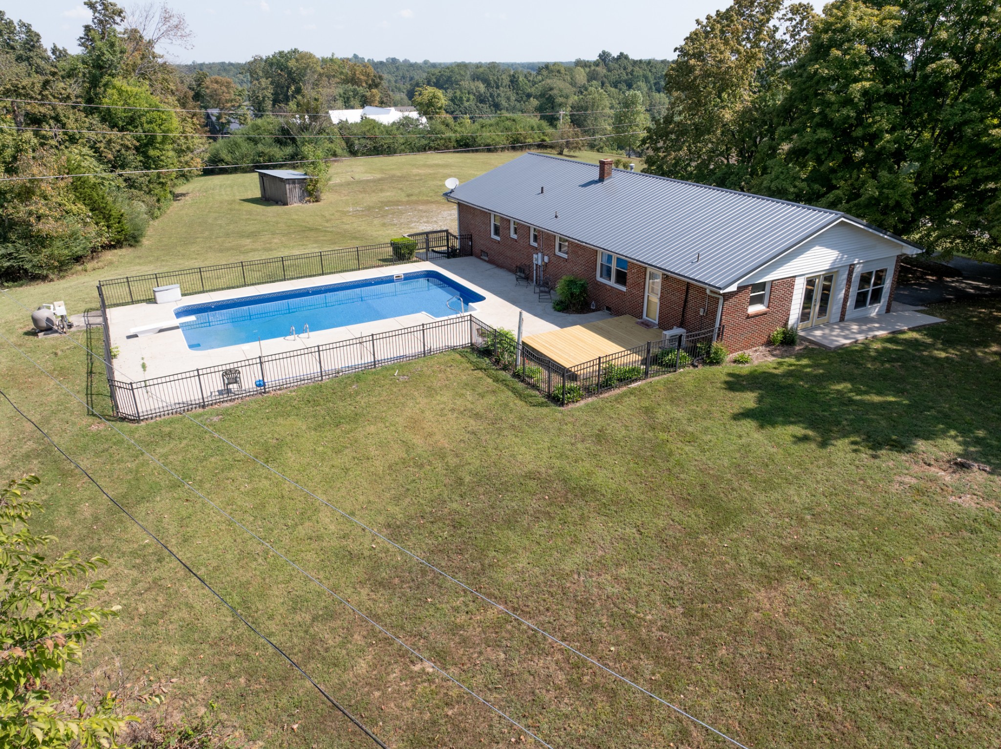 1380 Cowan Road Dickson, TN 37055 - Photo 57 of 61 a aerial view of a house with pool