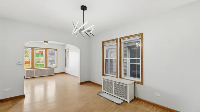 a view of livingroom with hardwood
