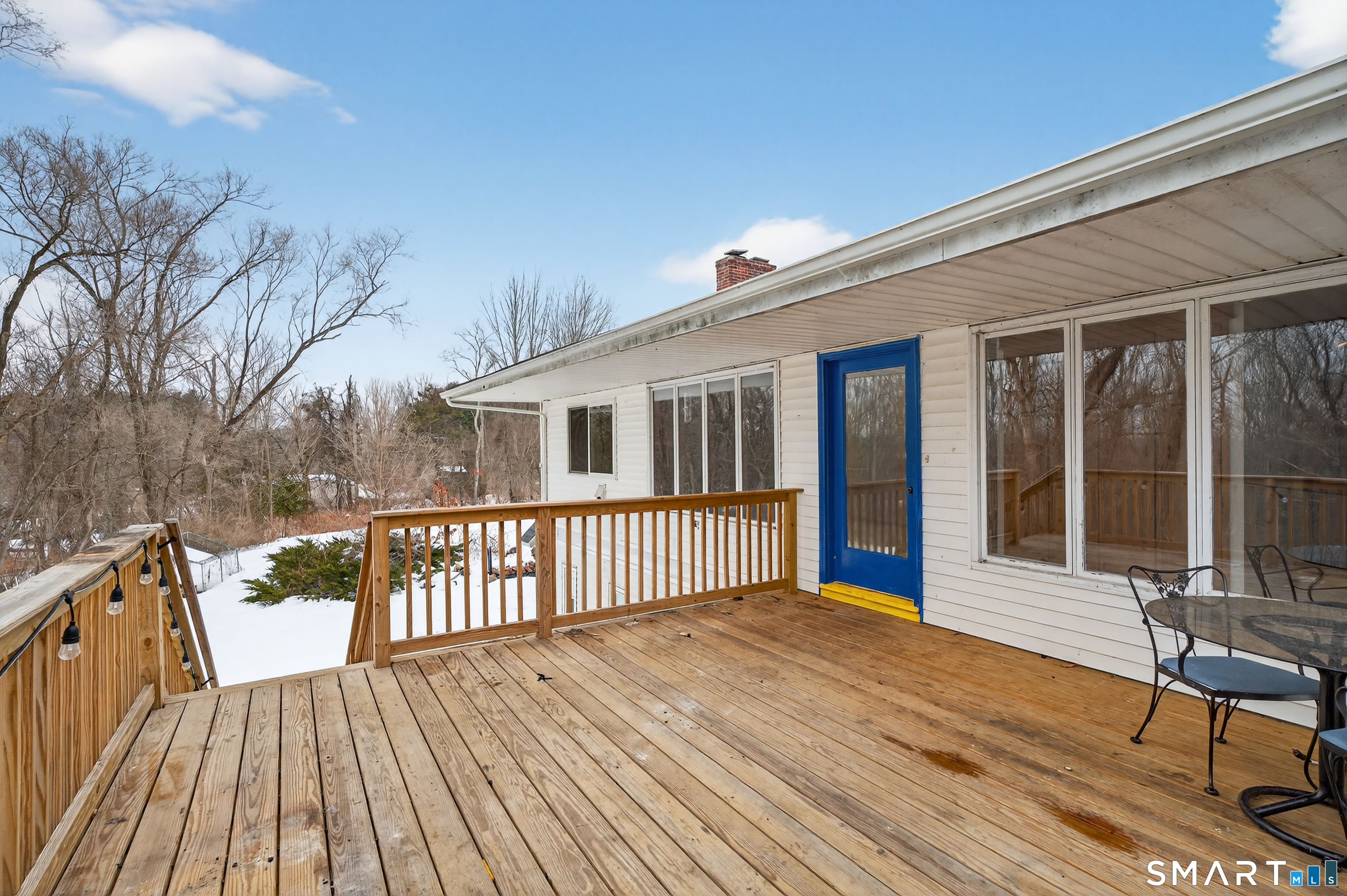 1553 Glasgo Road Griswold, CT 06351 - Photo 36 of 37 a view of a house with wooden deck
