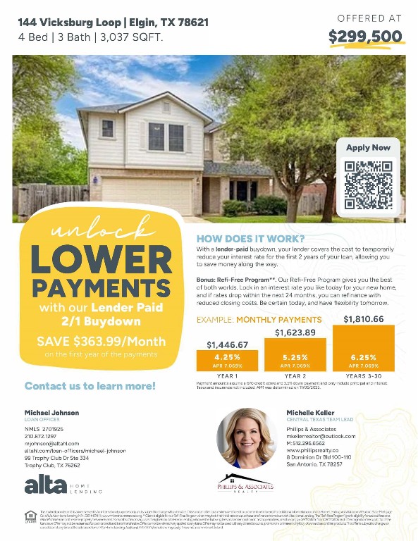 144 Vicksburg Loop Elgin, TX 78621 - Photo 2 of 18 View of marketing collateral with multiple images