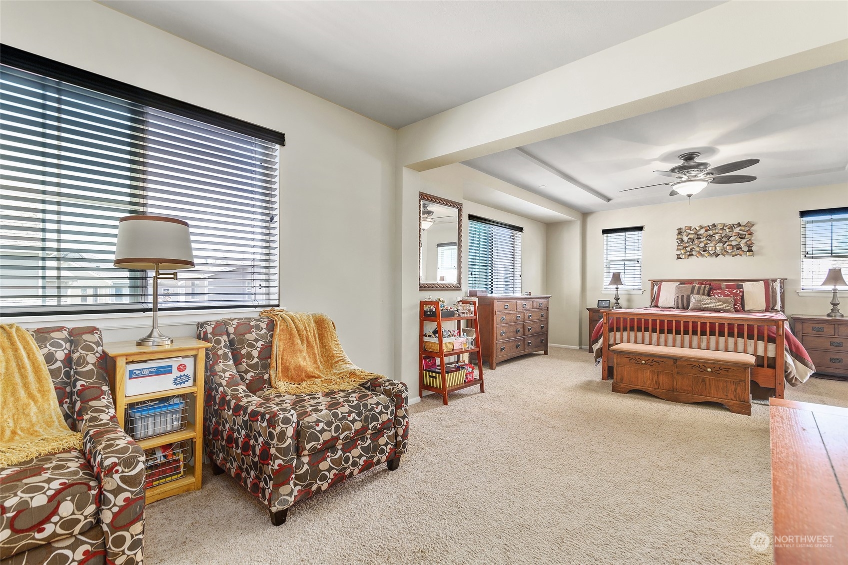 18316 35th Drive Southeast Bothell, WA 98012 - Photo 12 of 26 a bedroom with furniture and a lamp