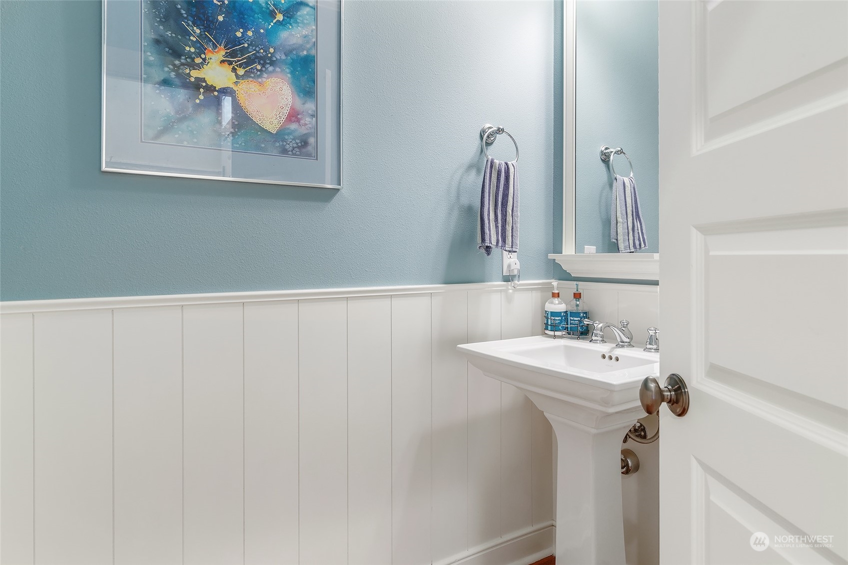 18316 35th Drive Southeast Bothell, WA 98012 - Photo 22 of 26 a bathroom with a sink and a mirror