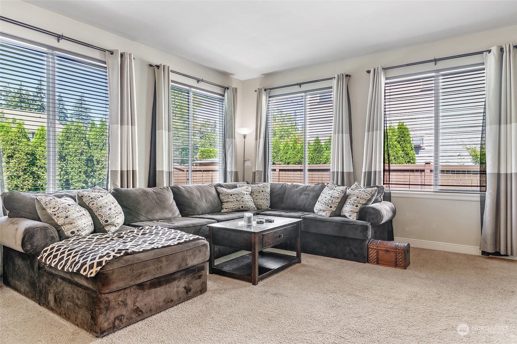 18316 35th Drive Southeast Bothell, WA 98012 - Photo 8 of 26 a living room with furniture and a large window