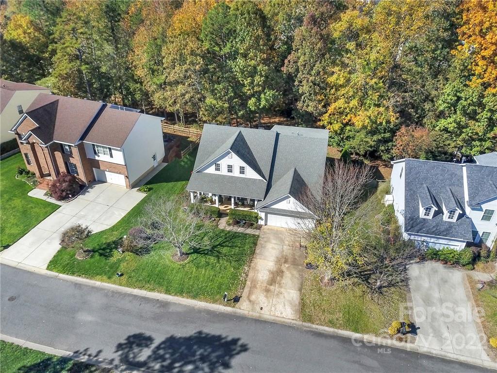 1640 Spandril Lane Fort Mill, SC 29708 - Photo 43 of 48 an aerial view of a house with garden space and street view