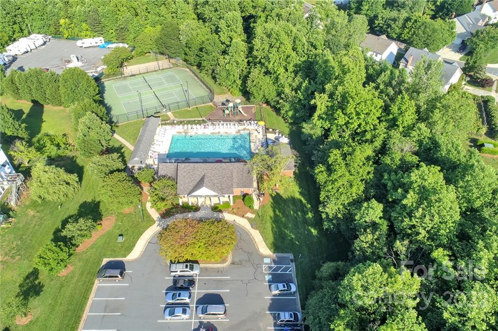 1640 Spandril Lane Fort Mill, SC 29708 - Photo 46 of 48 an aerial view of a house with a yard and garden