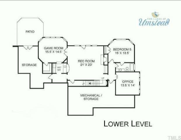 28 Sarahcreek Court Raleigh, NC 27607 - Photo 5 of 6 Light and open the lower level boasts abundant windows and high ceilings.