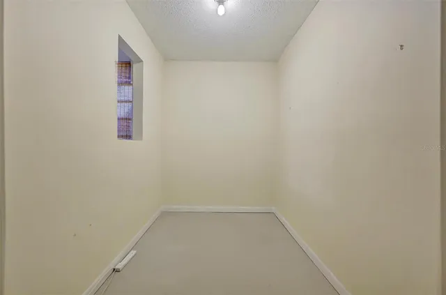 a small space with a window