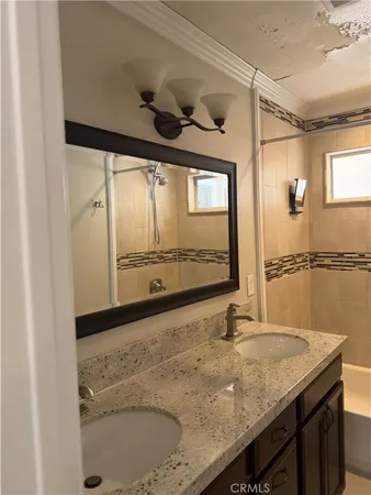 a kitchen with a cabinets and a stove