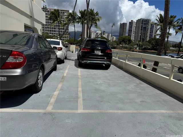 a cars parked on the side of a street