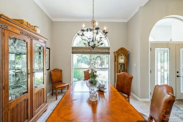 a view of a dining room and livingroom