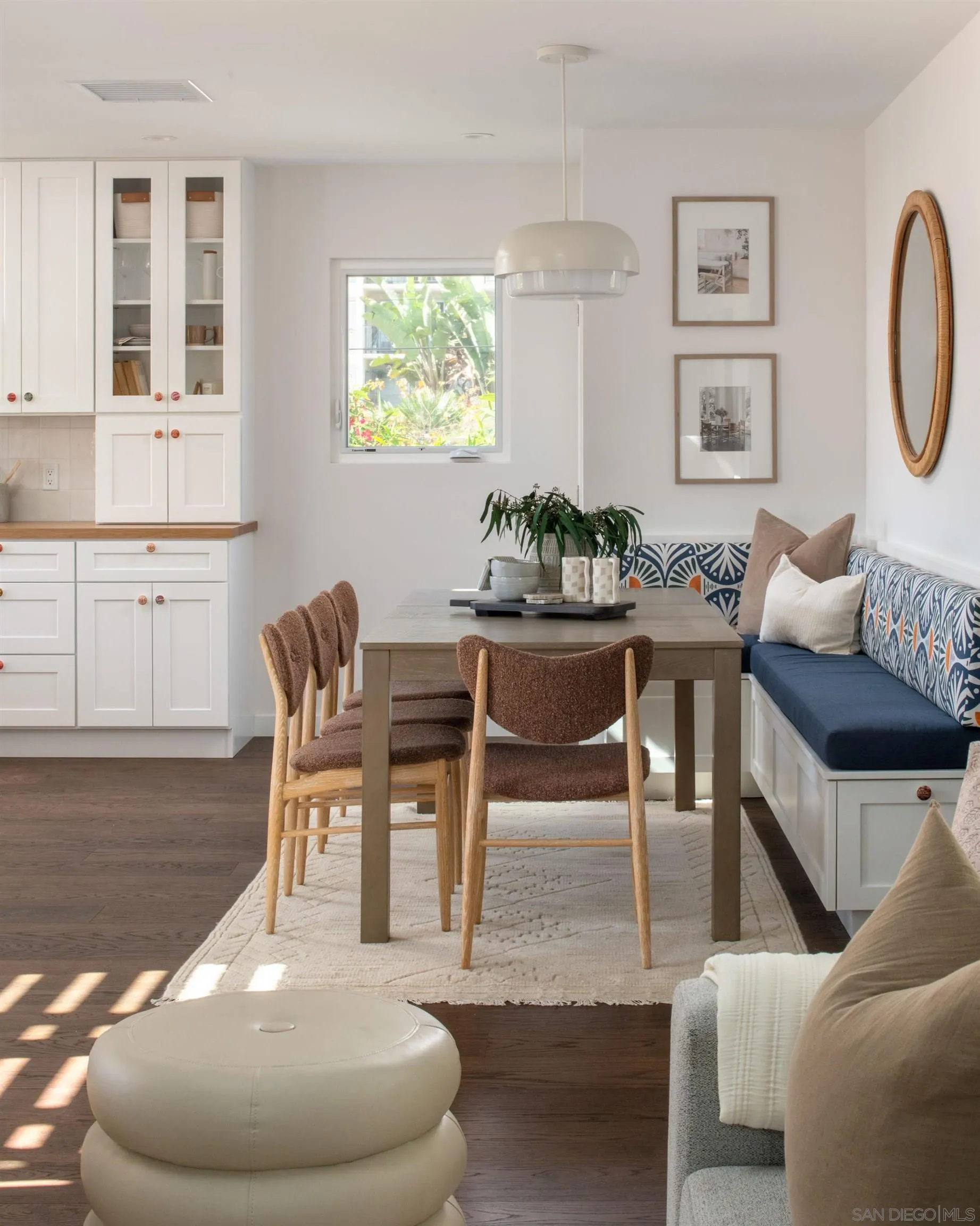 1025 Wilbur Avenue San Diego, CA 92109 - Photo 14 of 52 a living room with furniture a dining table and kitchen view